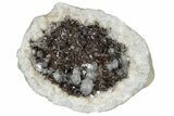 Keokuk Geode with Calcite Crystals - Missouri #221298-1